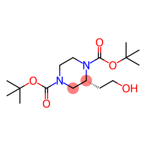 Di-tert-butyl (R)-2-(2-hydroxyethyl)piperazine-1,4-dicarboxylate