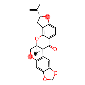 (2R)-2,3,4aβ,11bβ-Tetrahydro-2-(1-methylethenyl)[1,3]dioxolo[6,7][1]benzopyrano[3,4-b]furo[2,3-h][1]benzopyran-12(5H)-one