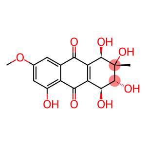 (1R)-1,2,3,4-Tetrahydro-1,2α,3α,4β,5-pentahydroxy-7-methoxy-2-methyl-9,10-anthracenedione