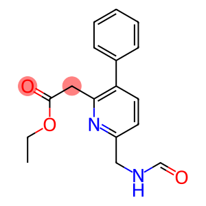 乙基 2-[6-(甲酰氨基甲基)-3-苯基吡啶-2-基]醋酸盐