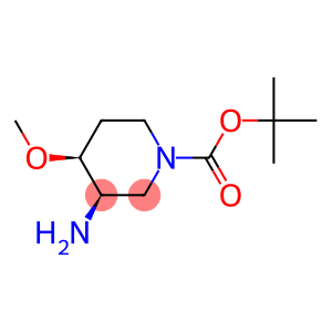 (3R,4S)-3-氨基-4-甲氧基哌啶-1-羧酸叔丁酯
