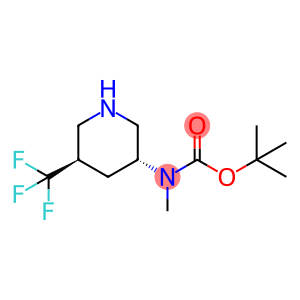 Carbamic acid, N-methyl-N-[(3R,5R)-5-(trifluoromethyl)-3-piperidinyl]-, 1,1-dimethylethyl ester