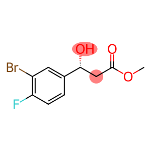 Methyl 3-(3-bromo-4-fluorophenyl)-3-hydroxypropanoate