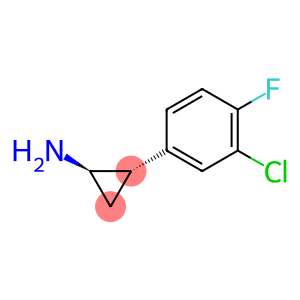 Cyclopropanamine, 2-(3-chloro-4-fluorophenyl)-, (1R,2S)-