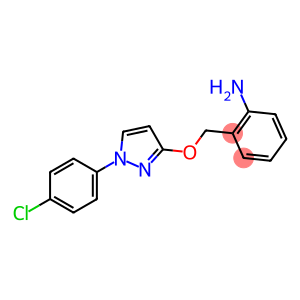 2-(((1-(4-chlorophenyl)-1H-pyrazol-3-yl)oxy)methyl)aniline