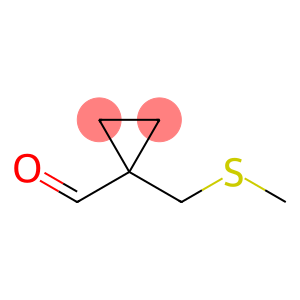 1-[(methylsulfanyl)methyl]cyclopropane-1-carbaldehyde