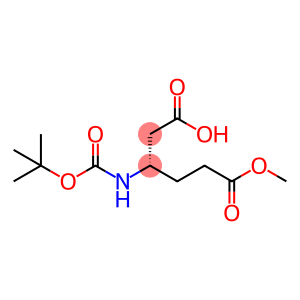 Hexanedioic acid, 3-[[(1,1-dimethylethoxy)carbonyl]amino]-, 6-methyl ester, (3S)-