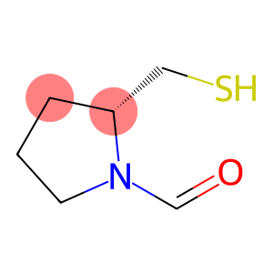 1-Pyrrolidinecarboxaldehyde, 2-(mercaptomethyl)-, (2R)- (9CI)