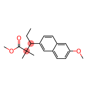 β-Ethyl-6-methoxy-α,α-dimethyl-2-naphthalenepropionic acid methyl ester