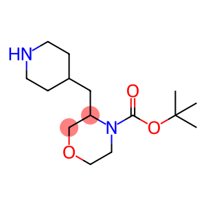 tert-butyl3-[(piperidin-4-yl)methyl]morpholine-4-carboxylate