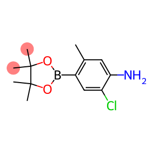 2-Chloro-5-methyl-4-(4,4,5,5-tetramethyl-1,3,2-dioxaborolan-2-yl)benzenamine