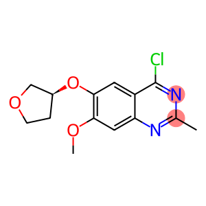 Quinazoline, 4-chloro-7-methoxy-2-methyl-6-[[(3S)-tetrahydro-3-furanyl]oxy]-