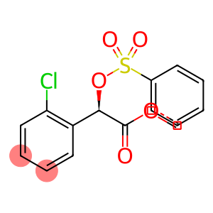 Benzeneacetic acid, 2-chloro-α-[(phenylsulfonyl)oxy]-, methyl ester, (αR)-