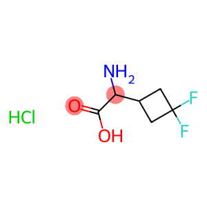 2-amino-2-(3,3-difluorocyclobutyl)acetic acid hydrochloride