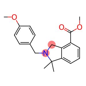 1H-Isoindole-4-carboxylic acid, 2,3-dihydro-2-[(4-methoxyphenyl)methyl]-1,1-dimethyl-, methyl ester