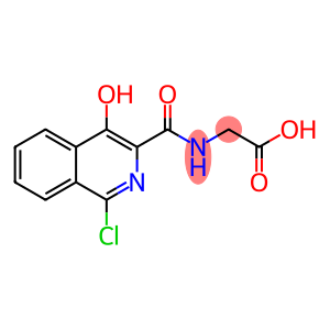 2-(1-氯-4-羟基异喹啉-3-甲酰胺)乙酸