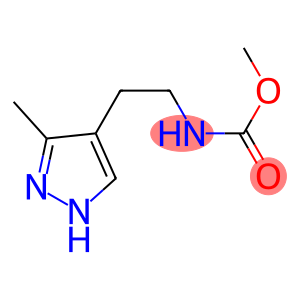 Carbamic  acid,  [2-(3-methyl-1H-pyrazol-4-yl)ethyl]-,  methyl  ester  (9CI)