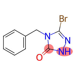 4-Benzyl-3-bromo-2-1,2,4-triazolin-5-one