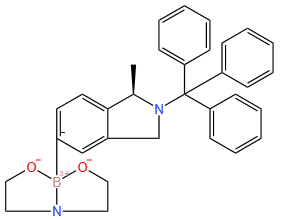 2-[2-[2-(diphenylmethyl)phenyl]-1-methyl-1,3-dihydroisoindol-5-yl]-1,3,6,2-dioxazaborocane