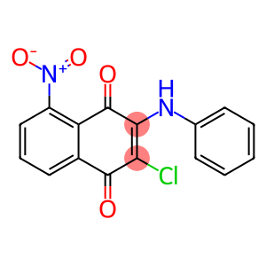 1,4-Naphthalenedione, 2-chloro-5-nitro-3-(phenylamino)-