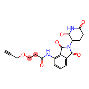 Propanamide, N-[2-(2,6-dioxo-3-piperidinyl)-2,3-dihydro-1,3-dioxo-1H-isoindol-4-yl]-3-(2-propyn-1-yloxy)-