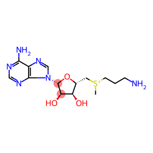 3-aminopropyl-[[5-(6-aminopurin-9-yl)-3,4-dihydroxy-oxolan-2-yl]methyl]-methyl-sulfonium