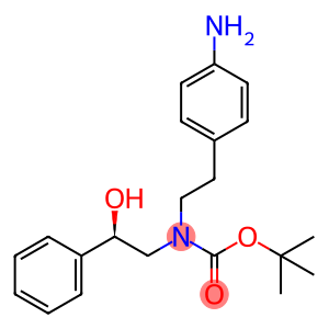 N-[2-(4-氨基苯基)乙基]-N-[(2R)-2-羟基-2-苯基乙基]氨基甲酸叔丁酯