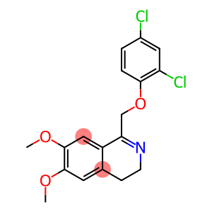 1-[(2,4-dichlorophenoxy)methyl]-6-methoxy-3,4-dihydro-7-isoquinolinyl methyl ether