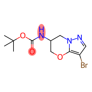 tert-Butyl (3-bromo-6,7-dihydro-5H-pyrazolo[5,1-b][1,3]oxazin-6-yl)carbamate