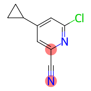 6-chloro-4-cyclopropyl-pyridine-2-carbonitrile