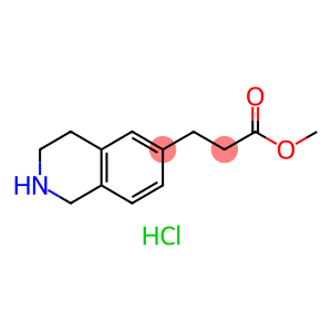 6-Isoquinolinepropanoic acid, 1,2,3,4-tetrahydro-, methyl ester, hydrochloride (1:1)