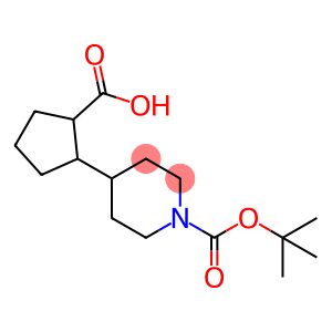 2-{1-[(tert-butoxy)carbonyl]piperidin-4-yl}cyclopentane-1-carboxylic acid