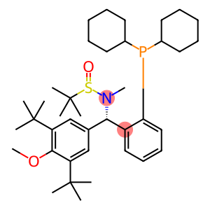 [S(R)]-N-[(S)-[3,5-双(1,1-二甲基乙基)-4-甲氧基苯基] [2-(二环己基膦基)苯基]甲基]-N,2-二甲基-2-丙烷亚磺酰胺