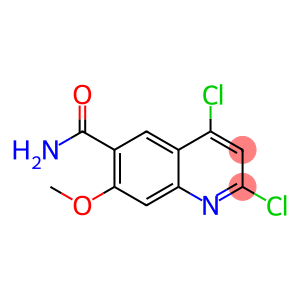 2,4-dichloro-7-methoxyquinoline-6-carboxamide