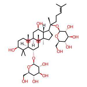 beta-D-Glucopyranoside, (3beta,6alpha,12beta)-3,12-dihydroxy dammar-24-ene-6,20-diylbis-