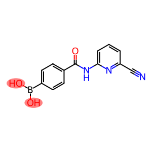 4-(6-Cyanopyridin-2-ylcarbamoyl)phenylboronic acid