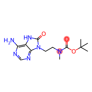 Carbamic acid, N-[2-(6-amino-7,8-dihydro-8-oxo-9H-purin-9-yl)ethyl]-N-methyl-, 1,1-dimethylethyl ester