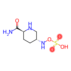 ((3R,6S)-6-carbamoylpiperidin-1-ium-3-yl)amino sulfate