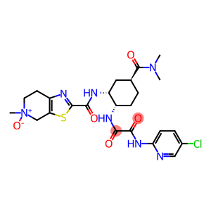 (R)-2-(((1R,2S,5S)-2-(2-((5-chloropyridin-2-yl)amino)-2-oxoacetamido)-5-(dimethylcarbamoyl)cyclohexyl)carbamoyl)-5-methyl-4,5,6,7-tetrahydrothiazolo[5