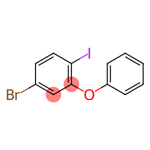 Benzene, 4-bromo-1-iodo-2-phenoxy-