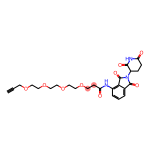 4,7,10,13-Tetraoxahexadec-15-ynamide, N-[2-(2,6-dioxo-3-piperidinyl)-2,3-dihydro-1,3-dioxo-1H-isoindol-4-yl]-