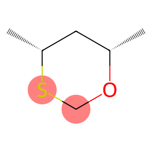 1,3-Oxathiane, 4,6-dimethyl-, (4R,6S)-rel-