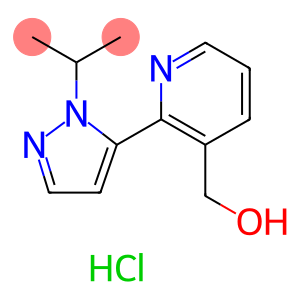 (2-(1-isopropyl-1H-pyrazol-5-yl)pyridin-3-yl)methanol hydrochloride