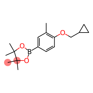 2-(4-(cyclopropylmethoxy)-3-methylphenyl)-4,4,5,5-tetramethyl-1,3,2-dioxaborolane