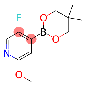 4-(5,5-Dimethyl-1,3,2-dioxaborinan-2-yl)-5-fluoro-2-methoxypyridine