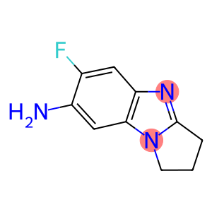 1H-Pyrrolo[1,2-a]benzimidazol-7-amine,6-fluoro-2,3-dihydro-(9CI)