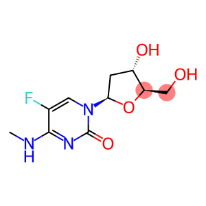 5-fluoro-1-[(2R,4S,5R)-4-hydroxy-5-(hydroxymethyl)oxolan-2-yl]-4-methy lamino-pyrimidin-2-one