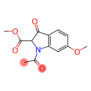 Methyl 1-acetyl-2,3-dihydro-6-methoxy-3-oxo-1H-indole-2-carboxylate