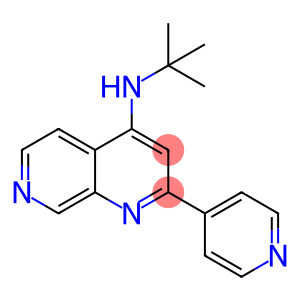 N-(tert-butyl)-2-(pyridin-4-yl)-1,7-naphthyridin-4-amine