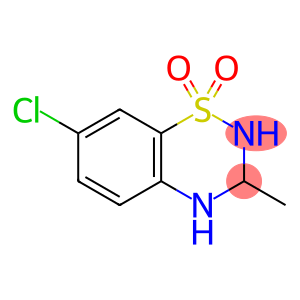 7-Chloro-3-methyl-3,4-dihydro-2H-benzo[e][1,2,4]thiadiazine 1,1-dioxide